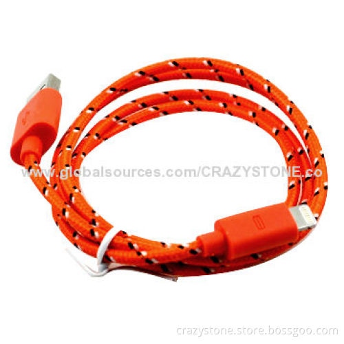 Braided Cable for iPhone 5/5C/5S